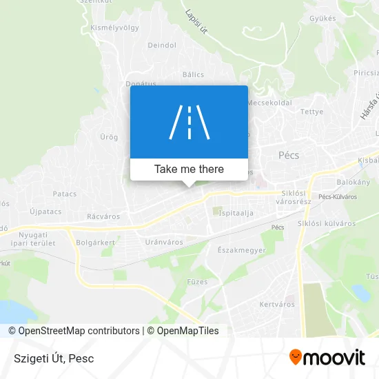 Szigeti Út map