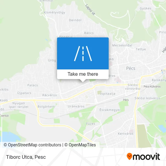 Tiborc Utca map