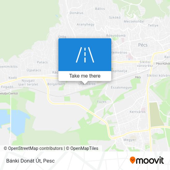 Bánki Donát Út map