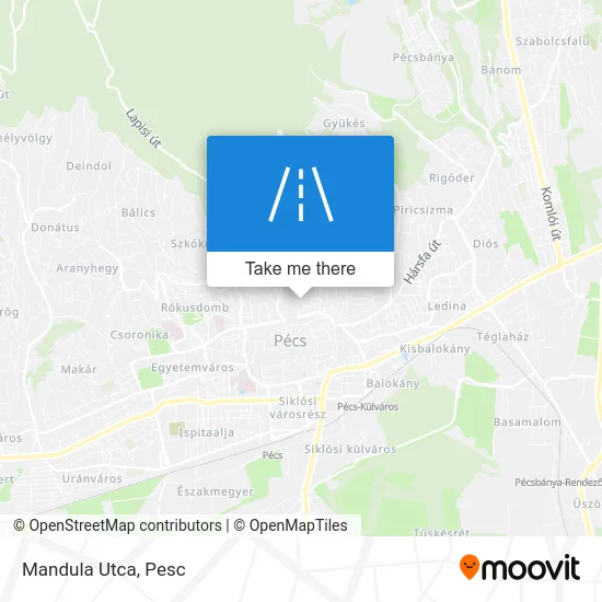 Mandula Utca map