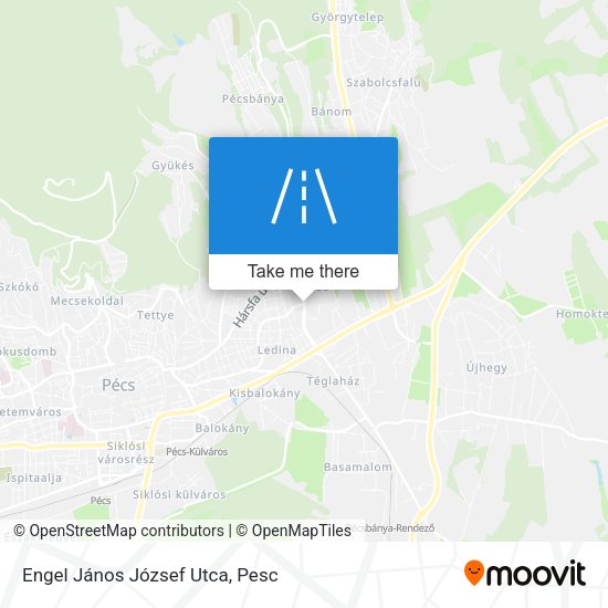 Engel János József Utca map