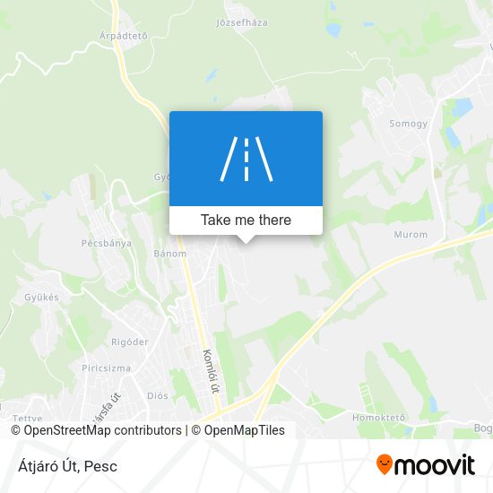 Átjáró Út map