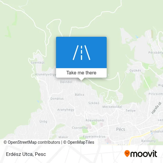 Erdész Utca map