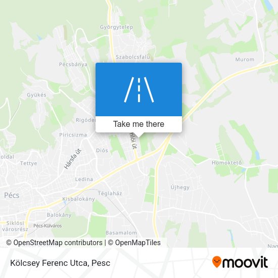 Kölcsey Ferenc Utca map