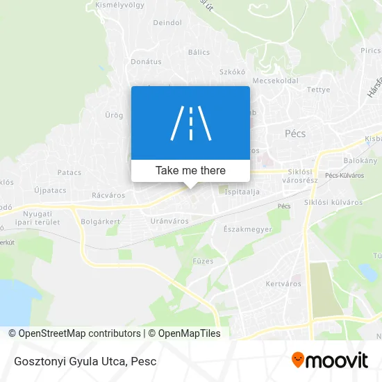 Gosztonyi Gyula Utca map