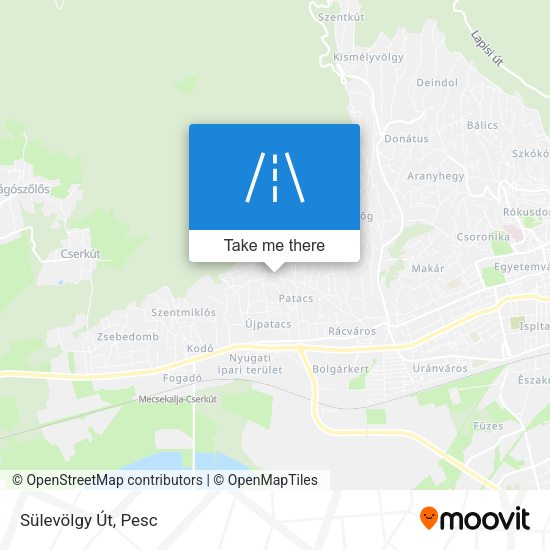 Sülevölgy Út map