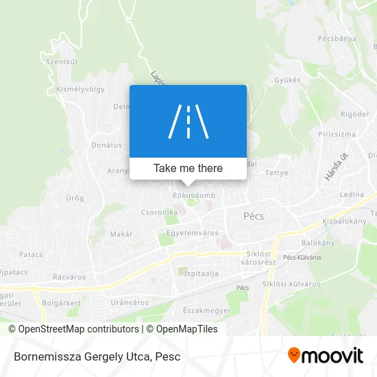 Bornemissza Gergely Utca map