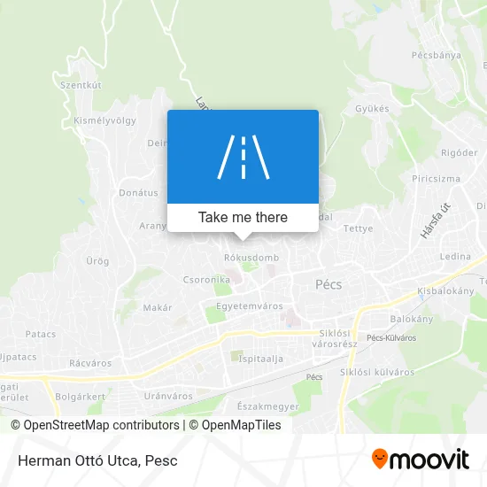 Herman Ottó Utca map