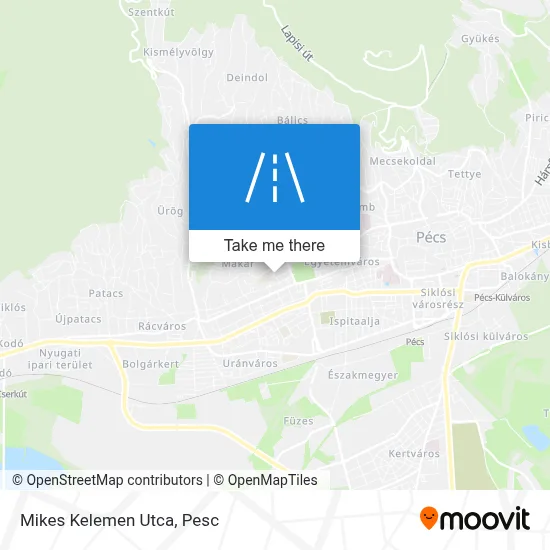 Mikes Kelemen Utca map
