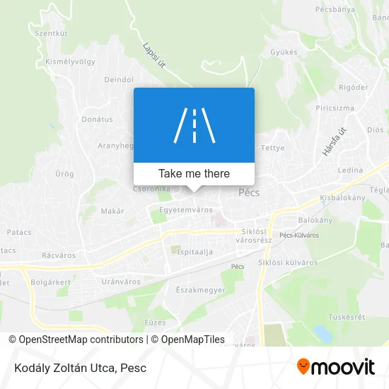 Kodály Zoltán Utca map