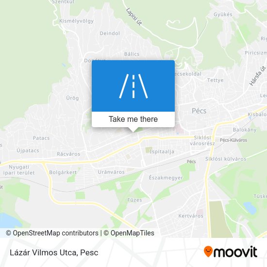 Lázár Vilmos Utca map
