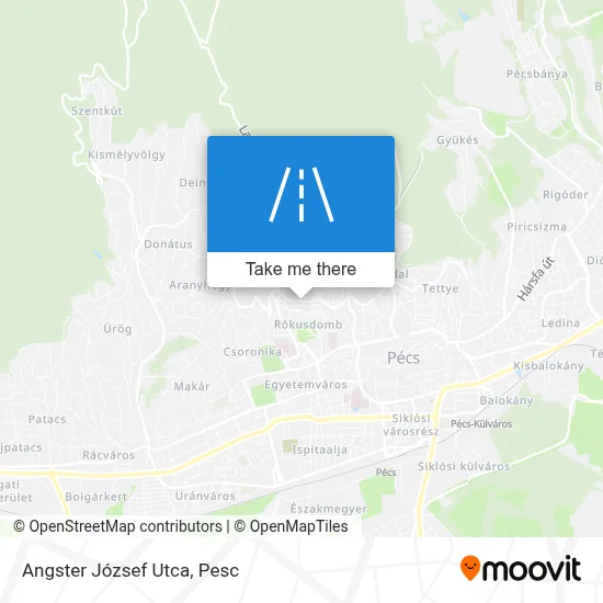 Angster József Utca map