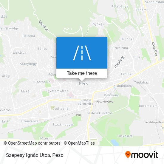 Szepesy Ignác Utca map