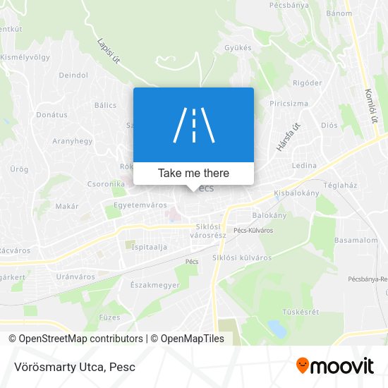 Vörösmarty Utca map