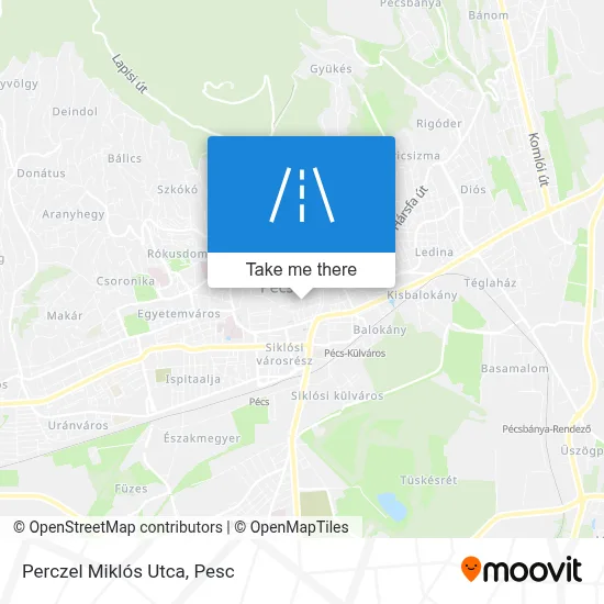 Perczel Miklós Utca map