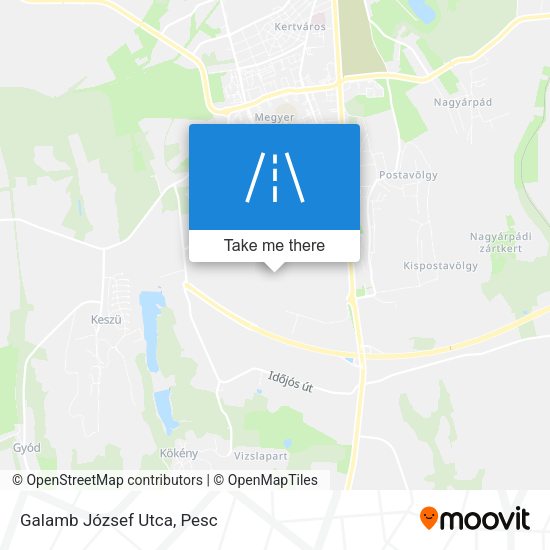 Galamb József Utca map