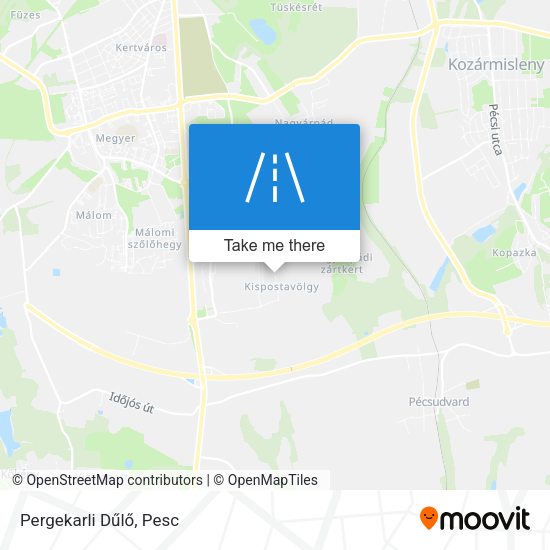 Pergekarli Dűlő map
