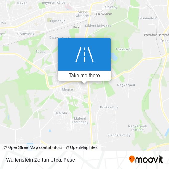 Wallenstein Zoltán Utca map