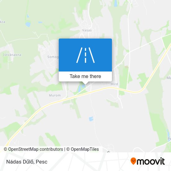 Nádas Dűlő map