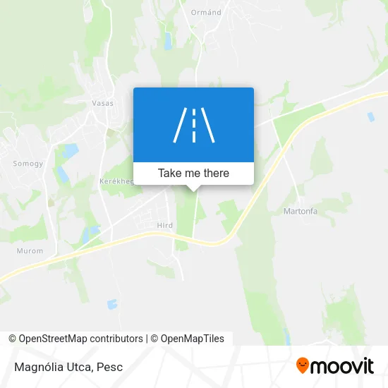 Magnólia Utca map