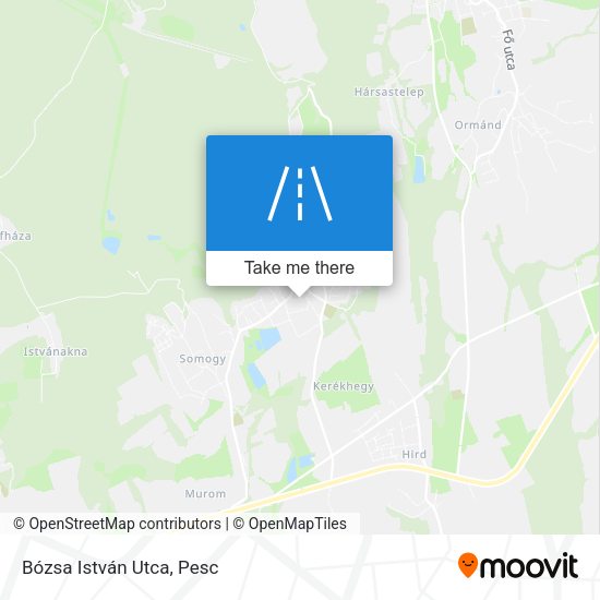 Bózsa István Utca map
