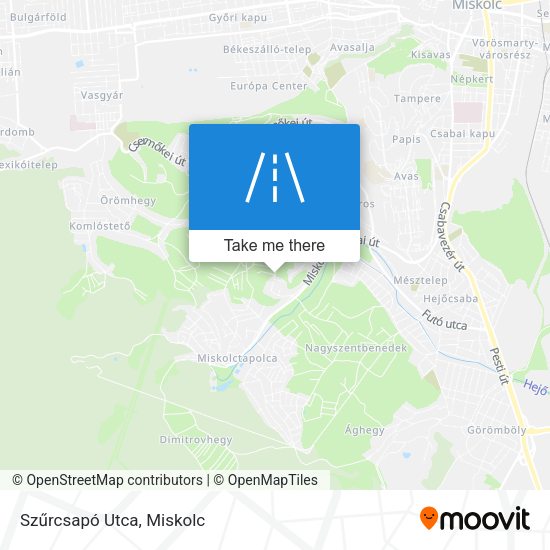 Szűrcsapó Utca map