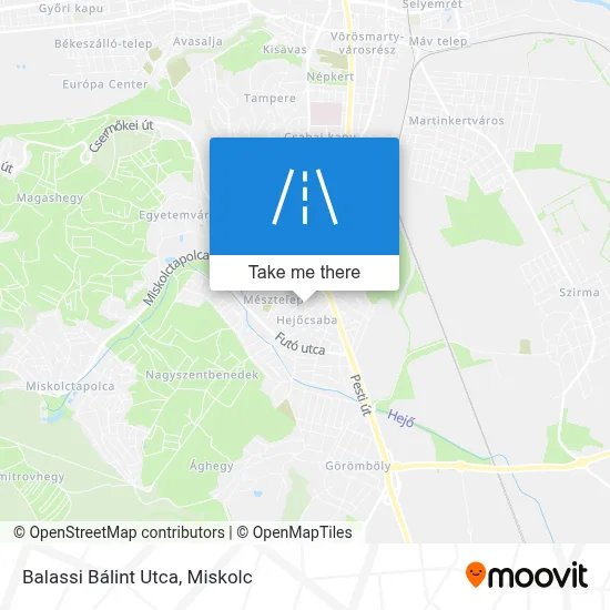 Balassi Bálint Utca map