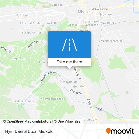 Nyíri Dániel Utca map