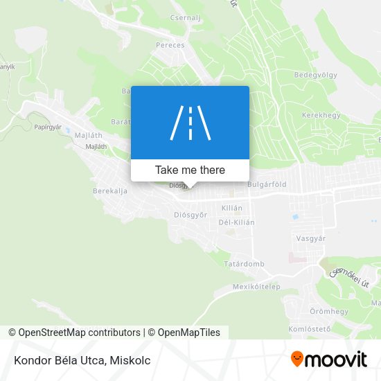 Kondor Béla Utca map