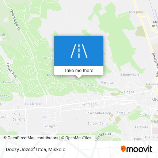 Dóczy József Utca map