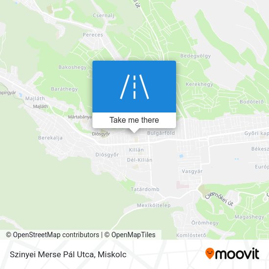Szinyei Merse Pál Utca map