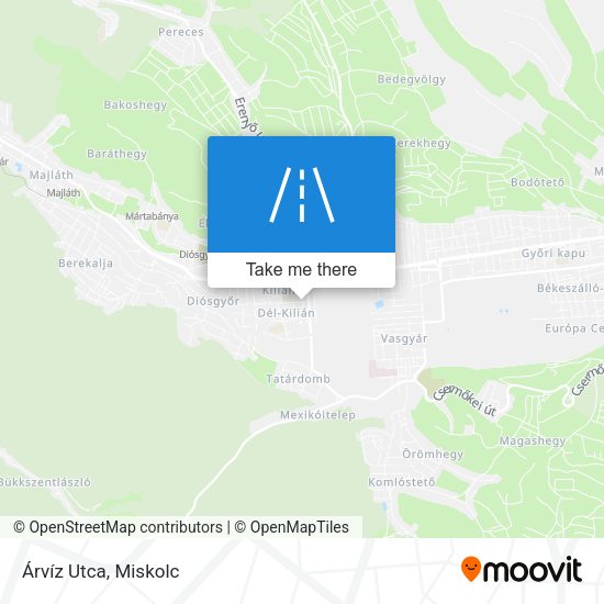 Árvíz Utca map