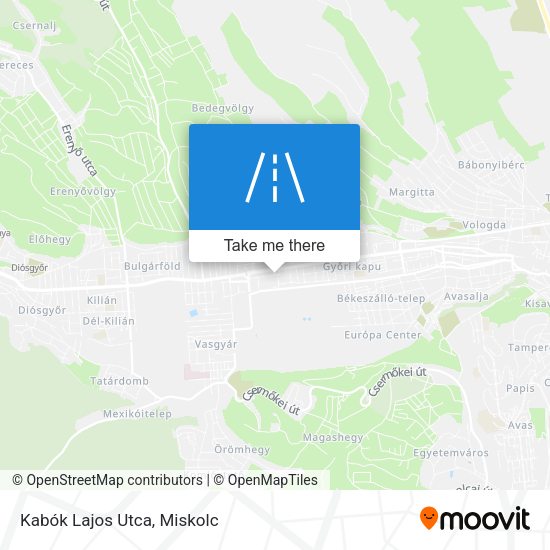 Kabók Lajos Utca map
