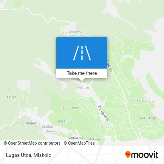 Lugas Utca map