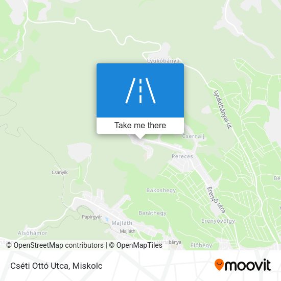Cséti Ottó Utca map
