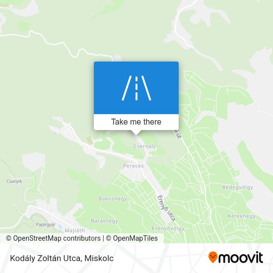 Kodály Zoltán Utca map