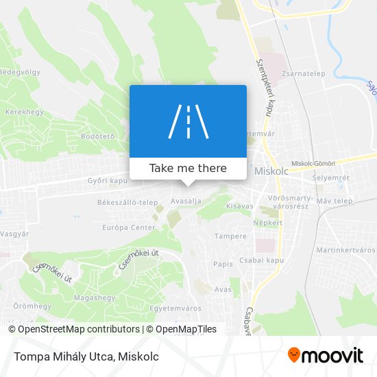 Tompa Mihály Utca map