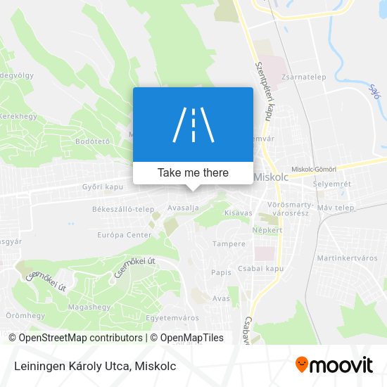Leiningen Károly Utca map