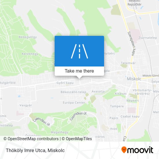 Thököly Imre Utca map
