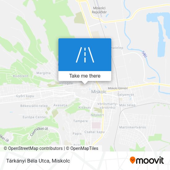 Tárkányi Béla Utca map
