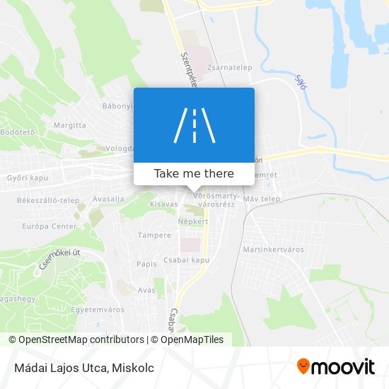 Mádai Lajos Utca map