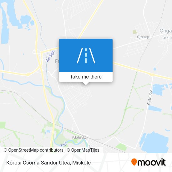 Kőrösi Csoma Sándor Utca map