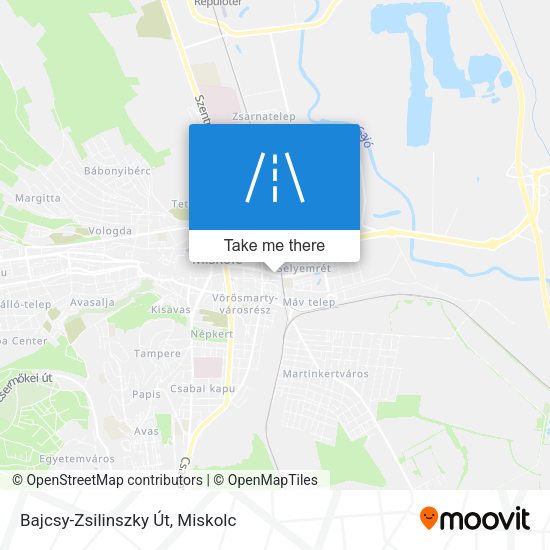 Bajcsy-Zsilinszky Út map