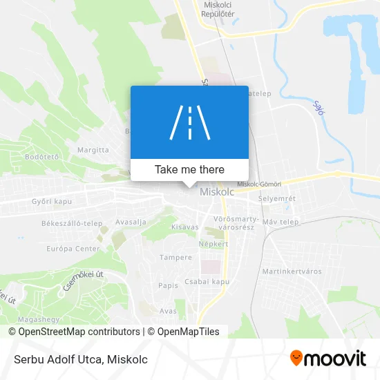 Serbu Adolf Utca map