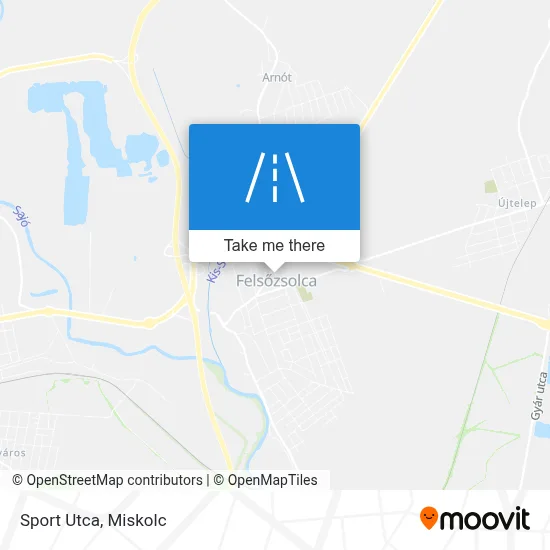 Sport Utca map