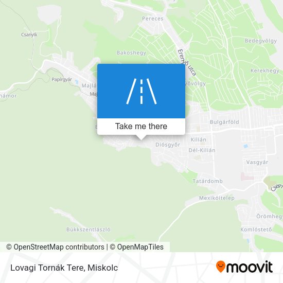 Lovagi Tornák Tere map