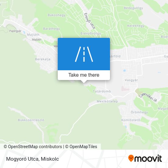 Mogyoró Utca map