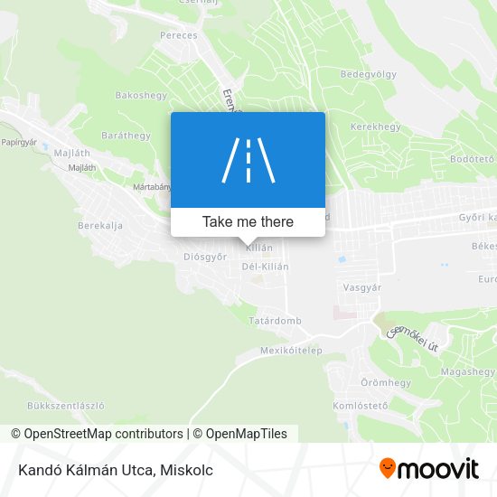 Kandó Kálmán Utca map