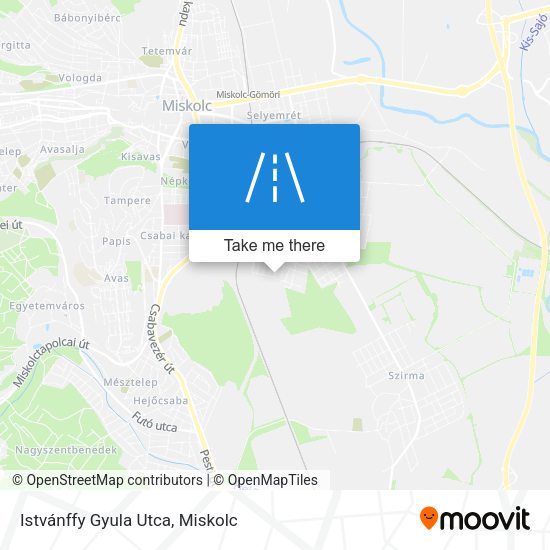 Istvánffy Gyula Utca map