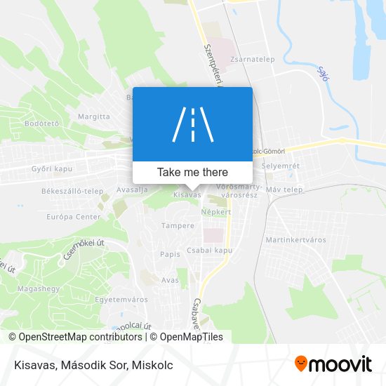 Kisavas, Második Sor map